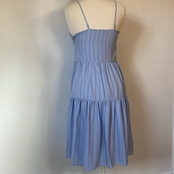 & Other Stories Blue Stripe Dress - Picture 4 of 12